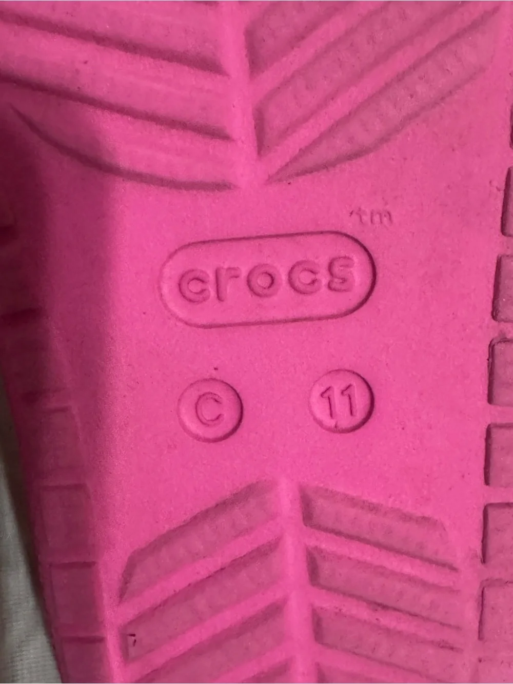 CROCS girls slip